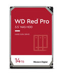 西部数据（WD） 西部数据 WD Red Pro 14TB NAS硬盘 3.5英寸 7200转 SATA 企业级存储硬盘 WD142KFGX 红色 14TB