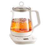 美的（Midea）养生壶 1.5L全自动煮茶壶 花茶壶烧水壶12h恒温11档控温 母婴316L材质电热水壶煮茶器MK-YSP1508