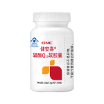 GNC健安喜 辅酶Q10软胶囊60粒 增强免疫力+抗氧化 coq10辅酶 gncq10 成人保健品 【超值单瓶装】1瓶（60粒）