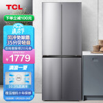 TCL 408升养鲜冰箱十字四门多门双对开门风冷无霜电冰箱 AAT负离子养鲜 超薄冰箱BCD-408WZ50