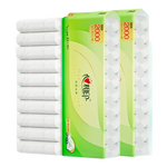 心相印卷纸茶语丝享卷纸家用加厚四层无芯卫生纸厕纸手纸家庭装纸巾 4层 200g/卷*20卷