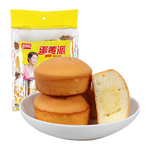 盼盼小面包瑞士卷薯片饼干营养早餐办公室小吃 休闲零食组合 蛋黄派（蛋黄味）180g