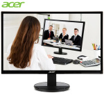 宏碁（Acer）19.5英寸可壁挂窄边框类钢琴烤漆工艺边框宽屏液晶显示器 VGA接口办公显示屏K202HQL Ab