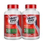 Move Free 益节 旭福（SCHIFF）美国进口 Move Free维骨力氨基葡萄糖加钙片 氨糖软骨素 绿盒绿瓶120粒X2瓶