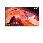 SONY 索尼 KD-75X80L 75英寸 高色域智能电视 4K HDR 全面屏设计