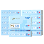 可心柔 （V9 COROU）纸巾抽纸保湿纸3层100抽*12包M码乳霜纸餐巾纸