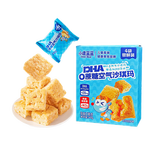 小鹿蓝蓝0蔗糖DHA空气沙琪玛儿童零食营养早餐小口袋饼点心休闲食品下午茶 空气沙琪玛尝鲜装60g*1【4小包】