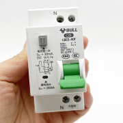 公牛窄体漏电保护器2位1PN空开断路器小型端子漏保空调热水器电闸 10A 1P+N
