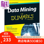 数据挖掘技术入门 Data Mining For Dummies 英文原版 数据库 程序与编程 Meta Brown 计算机 中商原版