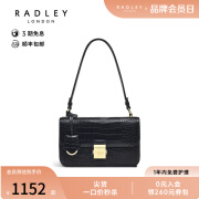 RADLEY英国2023秋季新款牛皮单肩包HANLEY CLOSE 黑色/H8205001