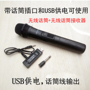 其他品牌智能无线话筒户外家通用接收器卡拉OK麦克风音响功放唱一拖二 款(话筒+接收器送转换插头)