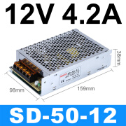 深圳明纬380V输入开关电源SD-350W24V29A直流工控12V10A5A60W SD-50-12 (380V输入)