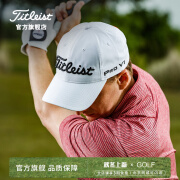 Titleist泰特利斯高尔夫球帽男全新职业球帽功能型防水防晒遮阳帽子 TH22ATPGC-10白/黑(男女同款)