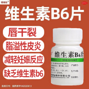 维福佳维生素B6片10mg*100片成人儿童补充营养头皮痒脂溢性皮炎头皮引起脱发掉发严重脱发掉头发 1盒装