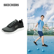 斯凯奇（Skechers）男士运动鞋 舒适跑步鞋男 减震健步鞋 轻便休闲运动鞋 OLBK橄榄色/黑色 44