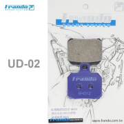 FRANDO BRAKE·SYSTEM车力屋frando螃蟹对四刹车皮FR6 9GA F901刹车爱得利刹车皮片 紫色螃蟹（陶瓷超合金材质）