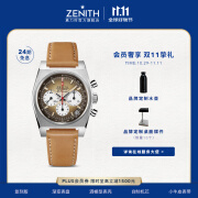 真力时（ZENITH）瑞士表旗舰系列复刻版计时腕表自动机械手表男女37mm 皮带