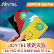 JOYTEL卓一电讯 续费天数充值流量专用  客服代充 下单请备注号码 韩国（1GB高速/天）