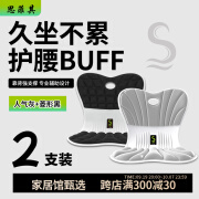思菲其2件装护腰坐垫办公室久坐矫正坐姿垫夏季不闷热椅子垫均码通用款