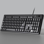 Asus/ a豆KB006有线商务办公键盘 usb笔记本台式电脑光电游戏 黑色 官方标配