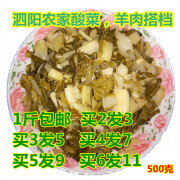 羽芝曼宿迁酸菜泗阳特产膘鸡泗洪沭阳苏北农家土酸菜 500g