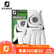 FOOTJOY高尔夫手套Weathersof 男款练习左右手套FJ高尔夫球手套防汗耐磨 左手 颜色随机 (单支装) 22 码