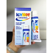 俄小搬【美国代购】icyhot MAX美国IcyH22.4美国舒缓肌肉关节外用软膏喷 IcyHot original 85g白10%薄荷