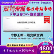 格力变频空调冷静王65度高温运行1级智控冷暖省电18分贝自清洁即送即装【大1匹26549 大1.5匹3政府补贴 大1.5匹 一级能效