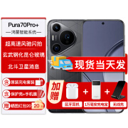 华为Pura70pro+旗舰新机 卫星通话红外遥控鸿蒙HarmonyOS 2024上市P70系列 魅影黑 16G+512G 【官方标配】