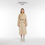 Weekend Max Mara【甄选惠享】 2024春夏女装羊毛混纺双排扣大衣5011034106 沙色 36