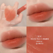 3CE3ce新色水雾唇釉露morepeach西柚蜜桃奶油裸橘色系口红walk ntalk more peach#西柚蜜桃 橘色系天