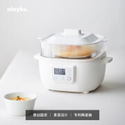 欧莱克olayks欧莱克多功能3L电火锅二合一电蒸锅智能小型电煮锅蒸 智能电煮锅3L单层蒸笼(DZG04003)