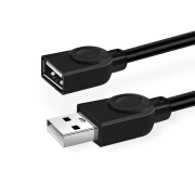 USB3.0延长线加长3米5米公对母充电数据连接线台式电脑电视打印机 USB2.0标准款 0.5m