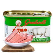 长城牌天津牌小白猪午餐肉罐头198g猪肉罐头户外即食火锅食材 *198克*1罐