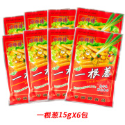 甘师傅一根葱15g*60袋8090后怀旧葱香味休闲食品膨化薯条零食小吃 一根葱15gX6包