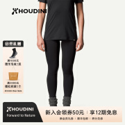 HOUDINI胡丁尼  Long Power Tights 魔术裤 女款户外保暖抓绒紧身长裤 True Black（纯净黑、黑色） L