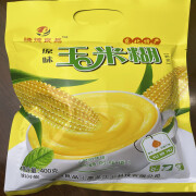 泰城谷匠谦德良品原味玉米糊即食冲饮装营养粗粮 3袋(30小包)