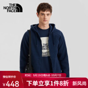 北面（The North Face）秋冬抓绒上衣外套连帽衣男户外舒适休闲保暖7QOV 7QOV-8K2藏青色 XL码 180/108A