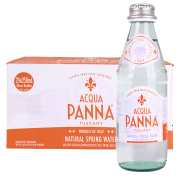 普娜（Acqua Panna） 意大利进口矿泉水进口矿泉水饮用水 普娜250ml/瓶*24玻璃瓶