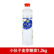 小伙子玉米麦芽糖浆1.2kg:韩式泡菜用玉米糖稀水怡牛轧糖烘焙原料 小伙子糖稀1.2kg*1瓶