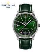 百年灵（BREITLING）瑞士手表航空计时系列41mm自动机械腕表经典机长表男