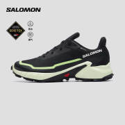 萨洛蒙（Salomon）女款 户外运动防水透气舒适大耳齿抓地越野跑鞋 ALPHACROSS 5 GTX 黑色 474606 5 (38)