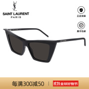 SAINT LAURENT圣罗兰墨镜女SL214 KATE张天爱同款 YSL太阳眼镜 001-黑