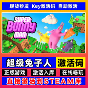 双人联机游戏steam激活码全DLC双人在线联机简体中文正版国区cdk 超级兔子人 豪华版【本体+全DLC】激活码