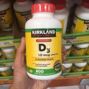 KirkLand美国Kirkland/柯克兰维生素D3软胶囊2000IU补充剂600粒