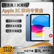 Apple【分期免息】苹果iPad10 2022款 10.9英寸  平板电脑资源机 蓝色 64GB WiFi版+未使用