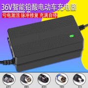 鑫源泉36V铅酸电池电动车充电器36V12Ah36V20Ah30A40A45A50A圆孔航空T孔 36V12AH 品字头