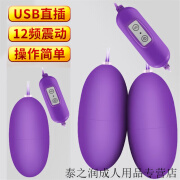 情趣  USB直插潮水USB直插使用12频震动有线遥控 潮水双跳