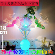 华迪诺LED七彩蘑菇小夜灯光控感应插电卧室床头喂奶起夜过道走廊 满天星 七彩花瓶(光控)