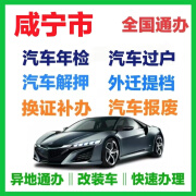 咸宁市汽车年检过户提档迁入汽车解押罚单代缴 换证补办 车辆报废 汽车年检 快速办理免排队